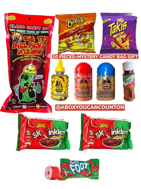 Chamoy Pickle Kit 10 Items Takisandhot Cheetos Alamo Candy Etsy