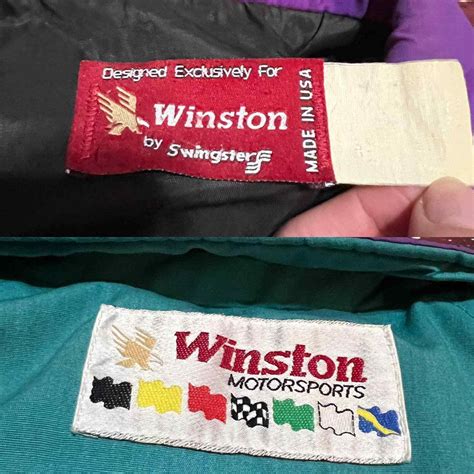 Vintage Nascar Winston Cup Series Racing Jacket Swing Gem