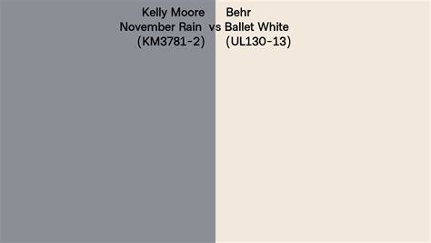 Kelly Moore November Rain Km Vs Behr Ballet White Ul