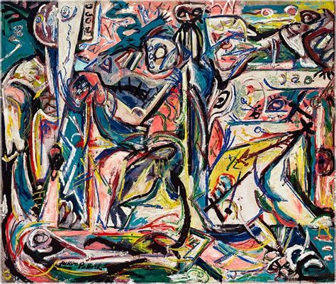 JH Lacrocon Beschneidung Von Jackson Pollock 120X100 Cm Abstrakt