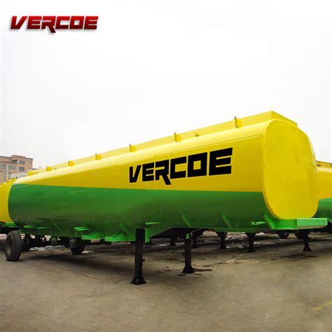 Vercoe Tir Axle L L Fuel Oil Tanker Truck Semi Trailer Truck