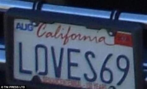 Drivers With Some Very Racy Number Plates Through The Dmv Daily Mail Online