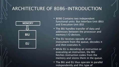 30 8086 Microprocessor Pipelined Architecture Ppt