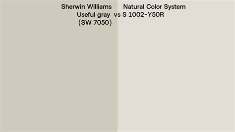 Sherwin Williams Useful Gray Sw 7050 Vs Natural Color System S 1002