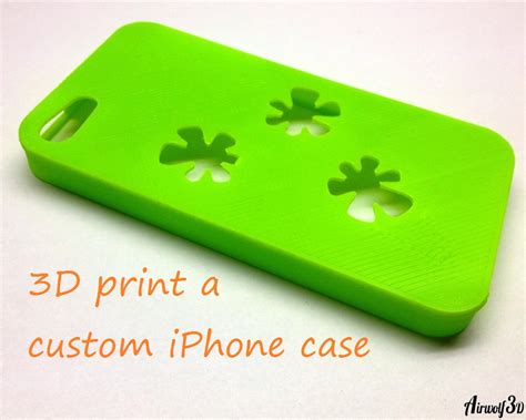 3d Print Custom Iphone Cover Case Airwolf 3d