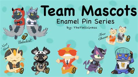 Pokemon Team Mascot Enamel Pin Kickstarter Pokemon Enamel Pins