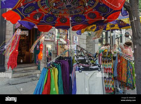 Colorful Dress Shoppe Kingston Ontario Canada Stock Photo Alamy