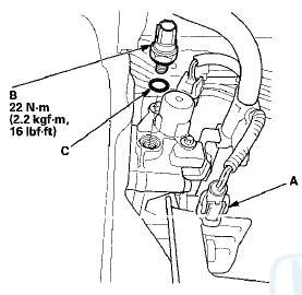 Honda Accord Rocker Arm Oil Pressure Switch Removal Installation