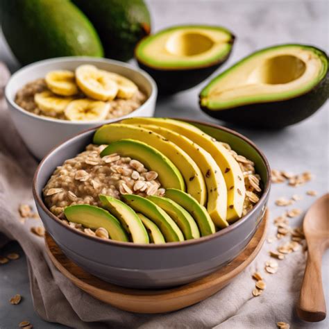 Avocado Banana Oatmeal Bowl Recipe Cookaifood