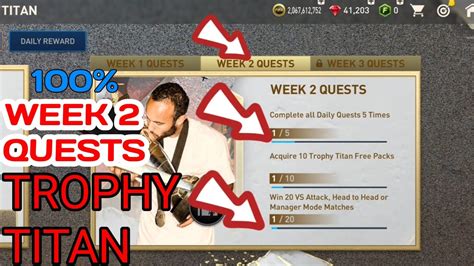 Trophy Titan Week Quests Donovan Ovr Free Fifamobile Youtube