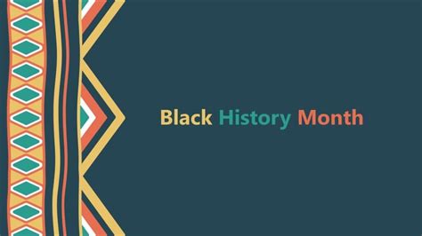 Black History Month Presentation Powerpoint Ppt Download