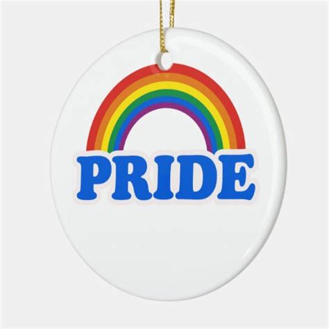 Gay Pride Ceramic Ornament Zazzle
