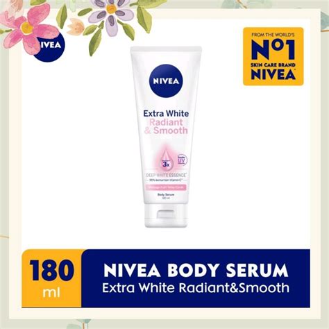 Jual Nivea Serum Extra White Radiant Smooth 180ml Shopee Indonesia