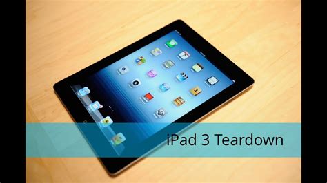 Ipad Take Apart Tear Down Disassembly Youtube