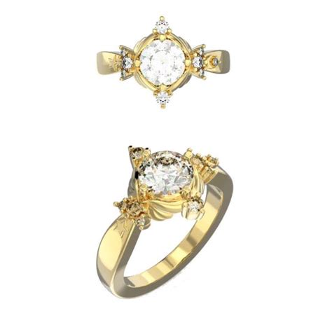 Anime inspired engagement ring designs | CustomMade.com