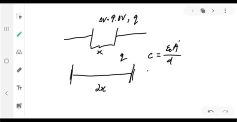 Solved An Empty Parallel Plate Capacitor Is Connected Between The