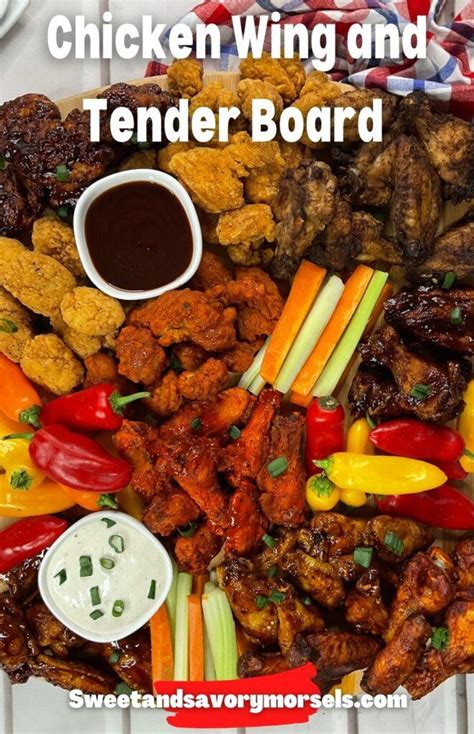 Spice Up Your Gathering With Our Chicken Wing And Tender Board A Unique And Flavorful Option