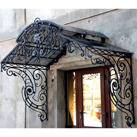 Fantastic Wrought Iron Awning Steel Custom Design Canopy Custom Ironwork