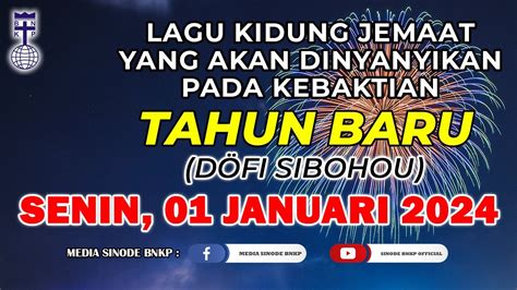 Tahun Baru Senin Januari Lagu Kidung Jemaat Yang Akan