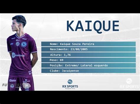 Kaique Extremo Lateral Esquerdo Winger Left Back 2024 YouTube