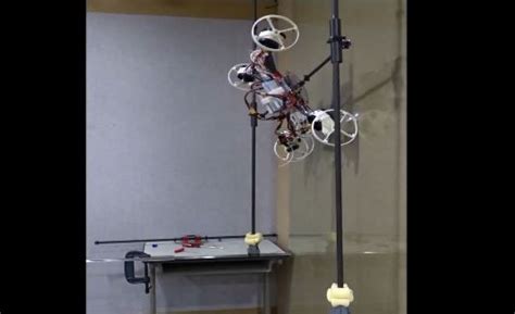 Wall Climbing Drone With Soft Landing Mechanism Robotic Gizmos