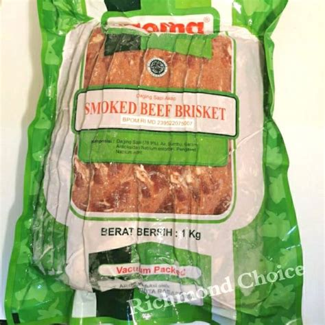 Jual Daging Asap Smoked Beef Brisket Aroma 1 Kg Daging Sapi Asap