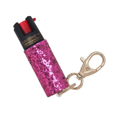 Sabre Red Pepper Spray Keychain For Women Mini Case With Cute Design