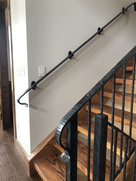 Custom Forged Hand Rail Frontier Iron Works