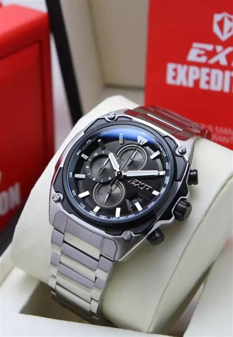 Jual Expedition Expedition EXP Jam Tangan Chronograph Pria Silver