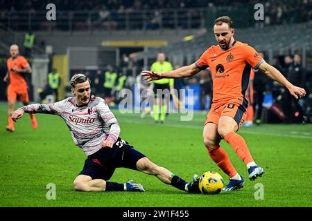 Milan Italy Alexis Saelemaekers Of Bologna During The