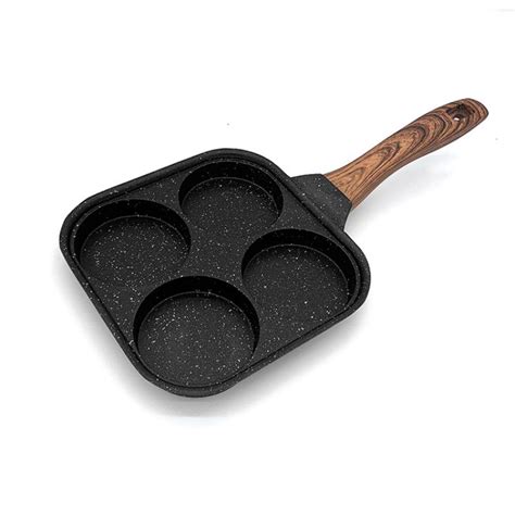 Jual Permium Breakfast Pan Frying Pan 4 Lubang Dan 2 Lubang Teflon