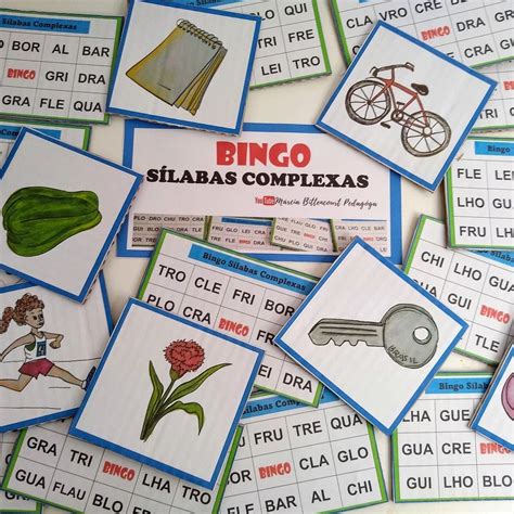 Bingo S Labas Complexas Silabas Para Imprimir Bingo Pedagogia