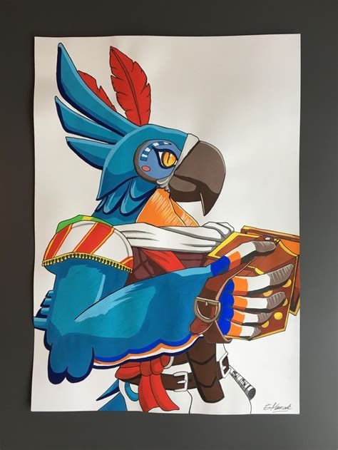 BoTW OC Kass Fan Art My Favorite Character In This Game Acryla