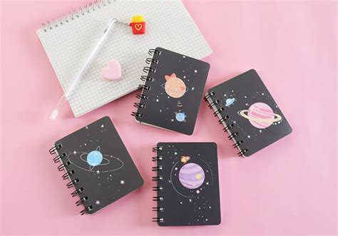 space mini notebook  space stationery