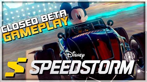 Disney Speedstorm Gameplay Closed Beta Multiplayer Fun Racer A La