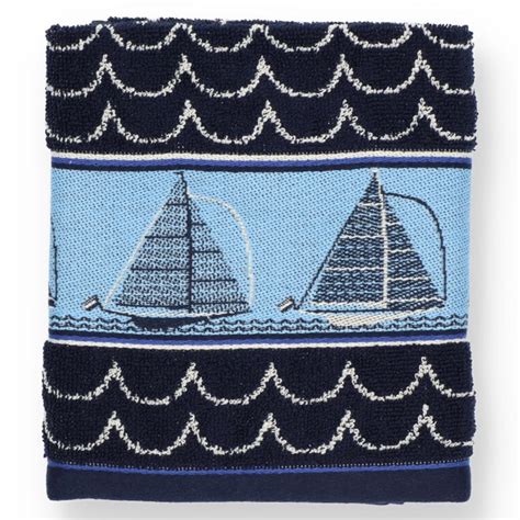 Bunzlau Castle Textiel Ga Voor Keukendoek Boat Dark Blue