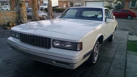 1987 Chevy Monte Carlo Luxury Sport White For Sale Photos Technical