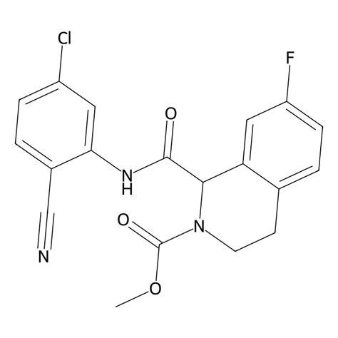 Buy Methyl 1 5 Chloro 2 Cyanophenyl Carbamoyl 7 Fluoro 3 4