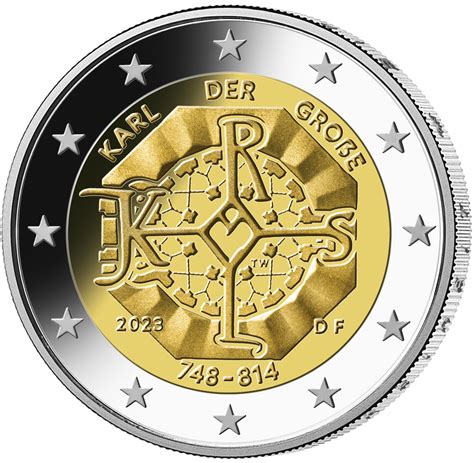 Münze Deutschland 2 Euro Sonderset 2023 1275 Geburtstag Karl der Große