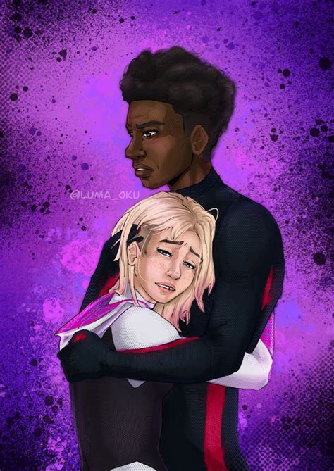 Spider verse Miles x Gwen fanart | Gwen stacy, Miles morales, Fotos con ...