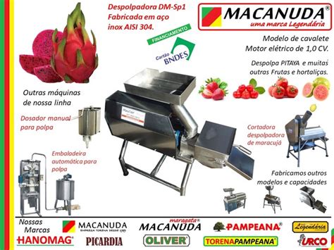 POLPA DE PITAYA DESPOLPADORA MARCA MACANUDA CIMM