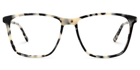 Preston Rectangle Light Tortoise Eyeglasses Vooglam