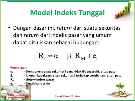 Contoh Soal Dan Jawaban Model Indeks Tunggal Seputar Model