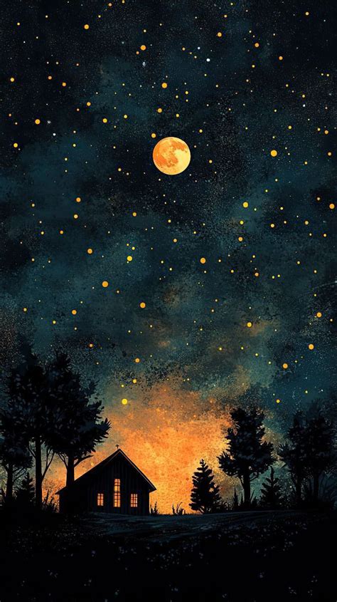 Pin By Lindsay Rebecca On Galaxy Art Night Sky Painting Scenery