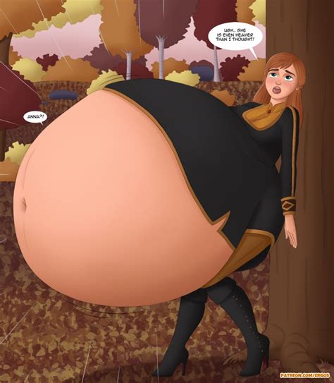 Rule 34 Anna Frozen Belly Big Belly Digestion Disney Elsa