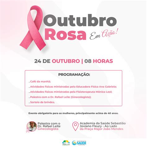 Outubro Rosa Em A O Prefeitura De Corumb