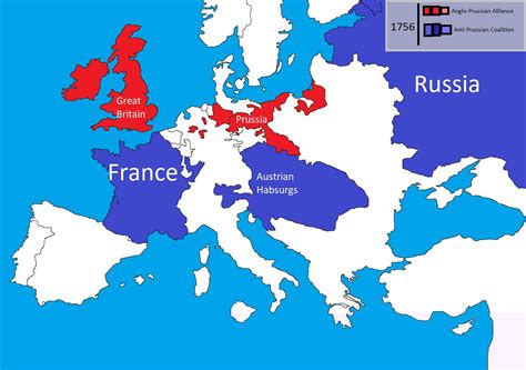 Europe in 1756 | Seven Years War by HistoryFacts on DeviantArt