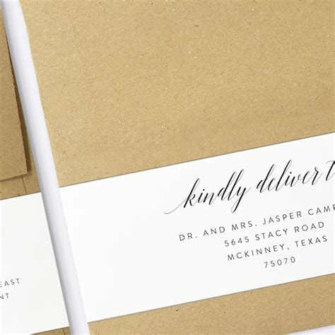 Wrap Around Address Labels Etsy