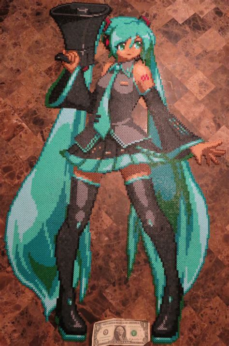 Hatsune Miku By Wacker00 On Deviantart Original Sprite Work Done By Ko