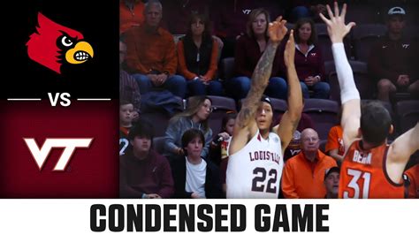 Louisville Vs Virginia Tech Condensed Game 2023 24 Acc Mens Basketball Youtube